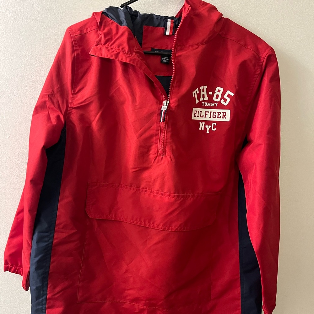 Jacket Boys Tommy Hilfiger lightweight  half zip jacket size Large